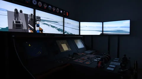 Ice navigation training center Stock-Footage 64085409