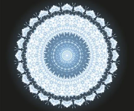 Ice Ornament Stock Illustration