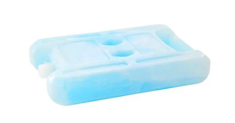 Ice pack isolated on white Stock Photos