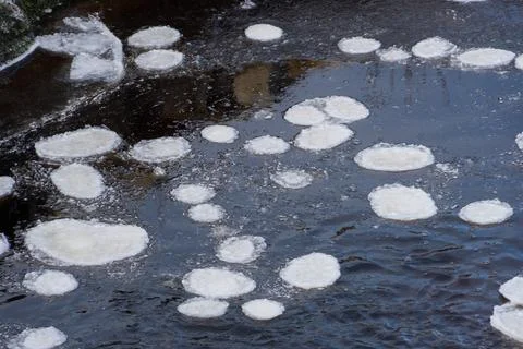 Ice pancakes Stock Photos