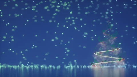 Ice particles falling down Stock Footage 278422371