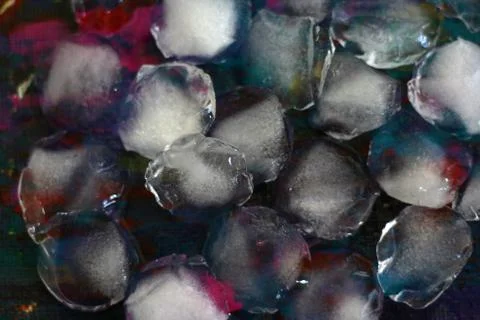 Ice pattern Stock Photos