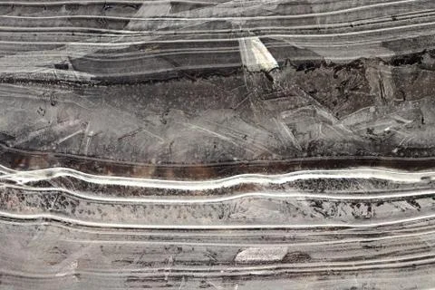 Ice Pattern Surface Background Texture. Wavy Drawings of Ice Lines on a Froze Stock Photos
