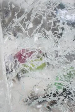 Ice pattern texture Stock Photos