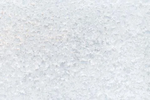 Ice pattern on window, winter background. Texture. Stock Photos