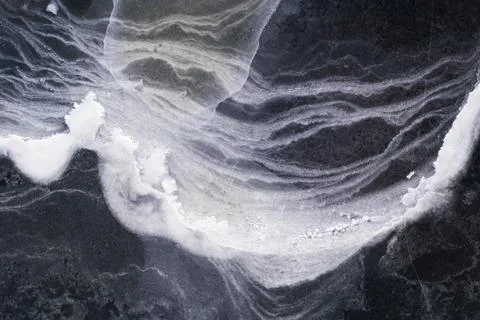 Ice patterns and texture Stock Photos