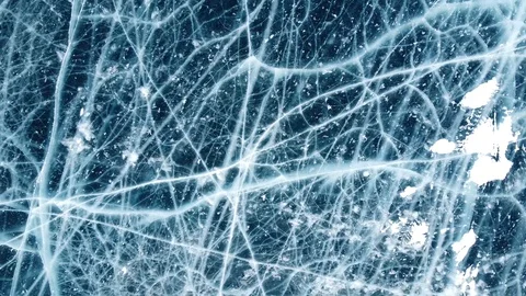 Ice Patterns Stock Footage