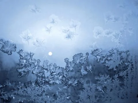 Ice patterns Stock-Fotos