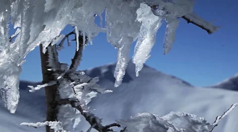 Ice peaks Video stock 48996050