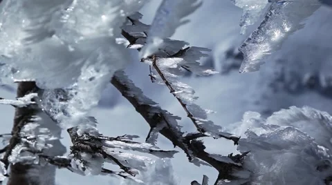 Ice peaks Video stock 48998979