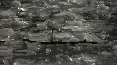 Ice Pond Stock Footage 713667