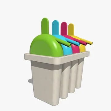 Ice pop maker Illustrazione stock