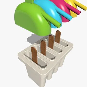 Ice pop maker Stock Illustration
