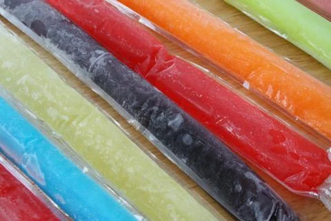 Ice Pops Background Stock Photos