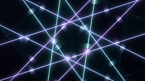 Ice Prism Laser Labyrinth Vídeo Stock 342307734