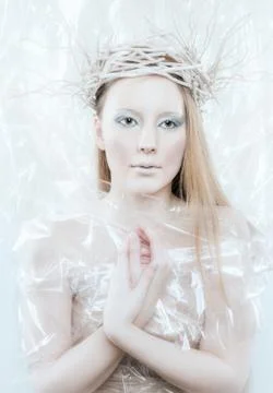 Ice queen Stockfoto's