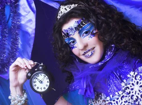 Ice queen. Foto stock