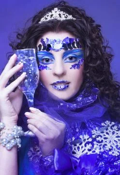 Ice queen. Foto stock