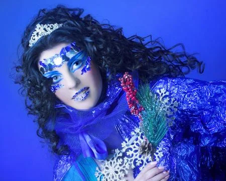 Ice queen. Stock Photos