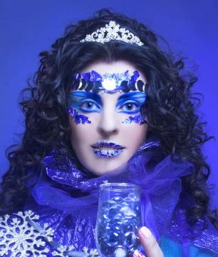 Ice queen. Stock Photos