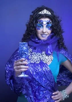 Ice queen. Stock Photos