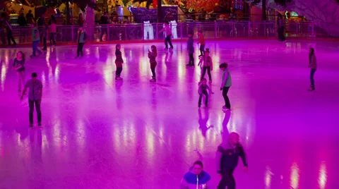 Ice Rink 3 Stock Footage 33819980
