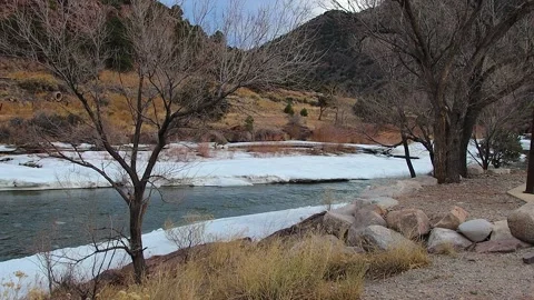 Ice river flow 動画素材 240337439