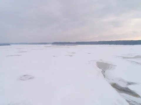 The Ice On The River Stock Footage 85045151