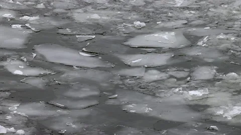 Ice river Stock Footage 188207997