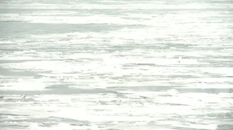 Ice on river, ice float Stock Footage 10819760