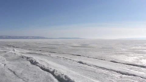 Ice on the River Motion 스톡 동영상 52669418