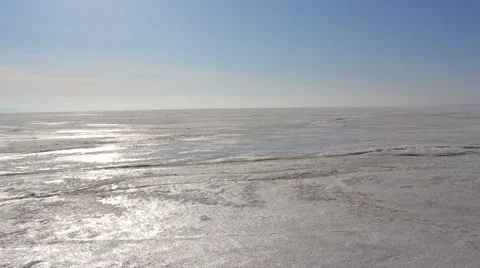 Ice on the River Motion 스톡 동영상 52669703