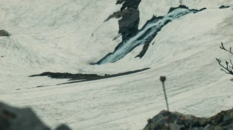 Ice river in the mountains. Sochi. Stock Footage 51324065