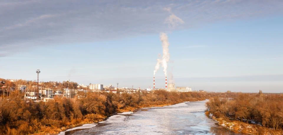 Ice river Stock Photos