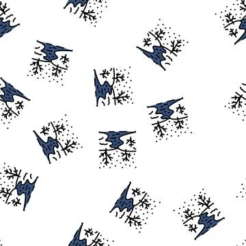 Ice river vector seamless pattern イラスト素材