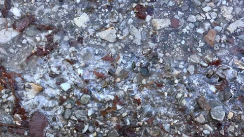 Ice on the road texture. Stock Footage 298336056