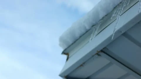 Ice on roof Vidéo 10729749