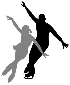 Ice scating Stock Illustration