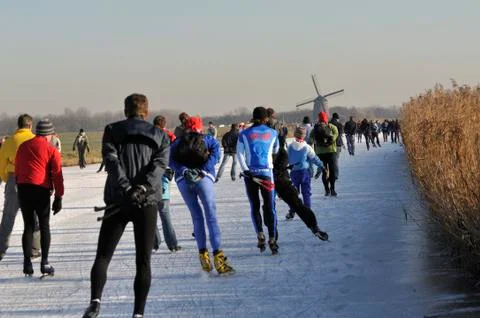 Ice scating 스톡 사진