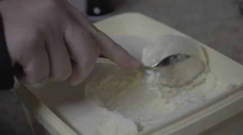 ICE SCREAM SCOOP  Video stock 64920383