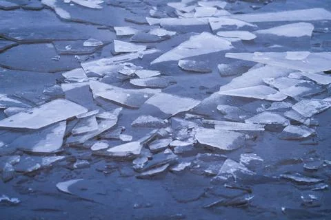 Ice on the sea Foto stock