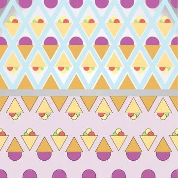 Ice seamless background Illustrazione stock