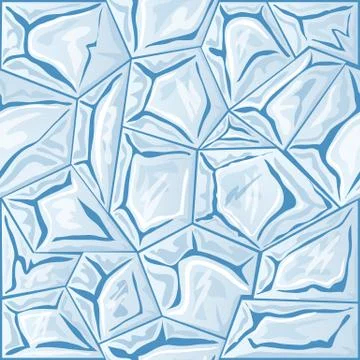 Ice seamless pattern Stock Illustration