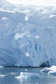 The ice sheet of antarctica. Stock Photos