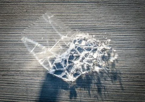 Ice sheet smashing Stock Photos