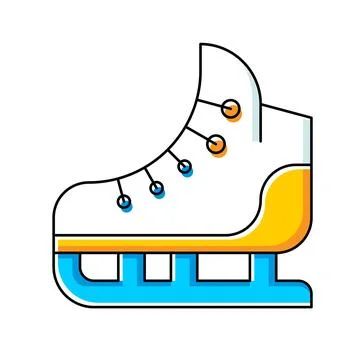 Ice Skate icon Stock Illustration