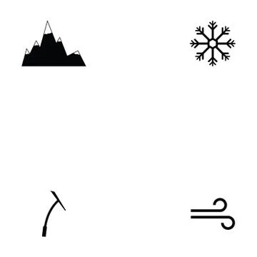 Ice skate icon set Stock Illustration