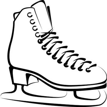 Ice-skate Stock Illustration