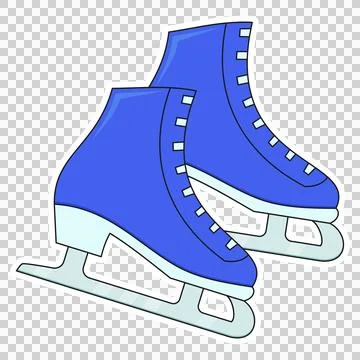 Ice skates Stock Illustration