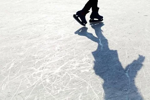 Ice Skates Stock Photos